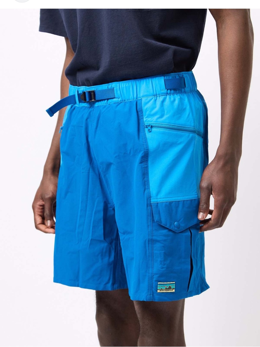 Patagonia Men’s Endless Blue Outdoor EveryDay 7” Shorts Size Large EUC